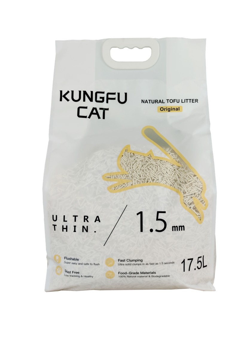 KUNGFU CAT Tofu Litter Original 17.5L/6.5KG